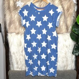 Snooze Button Star Print Nightgown